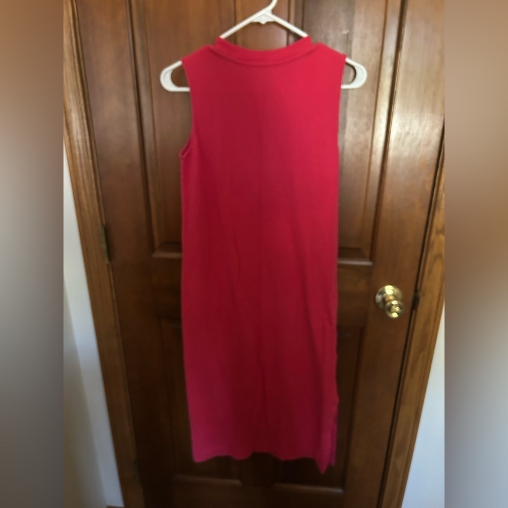 Everlane The Long Weekend Tank Midi Dress with Pocket and side slit - Picture 3 of 4